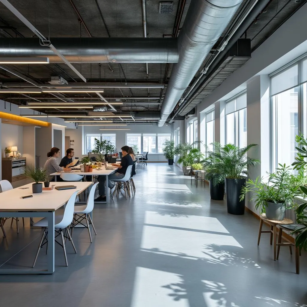 Espacio de trabajo moderno y colaborativo de EstrategiaCo